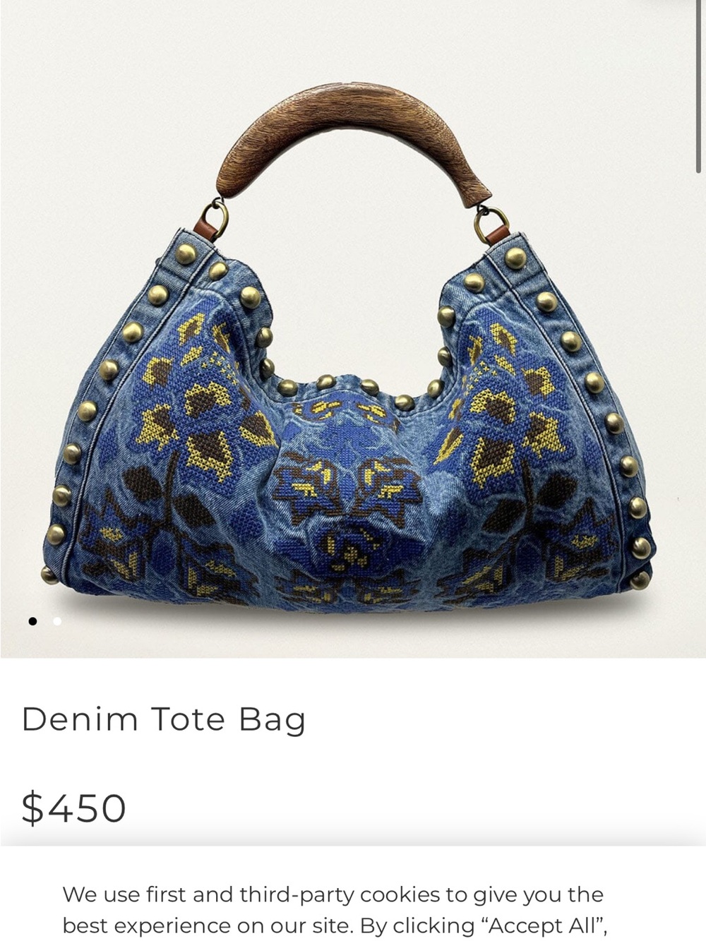FARM Rio Studded Hobo Bag - Picture 3 of 7
